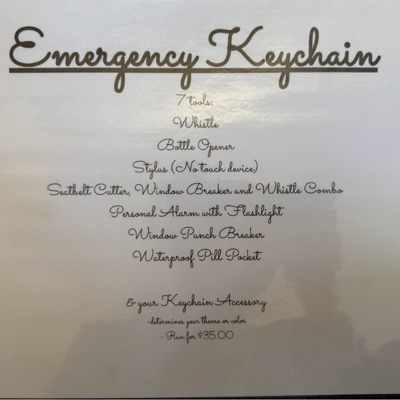 001 Colorful Emergency Keychain - Picture 2 of 15